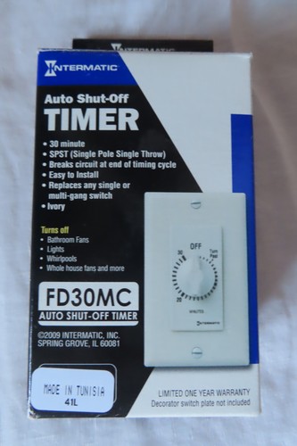 Intermatic min auto shut - min,