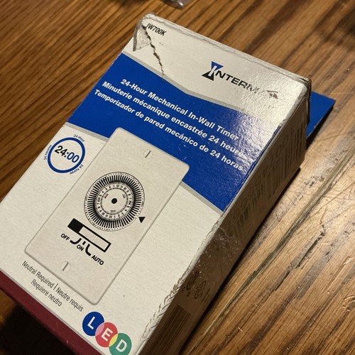 Intermatic iw700k 20a hour - 20a, 24-hour